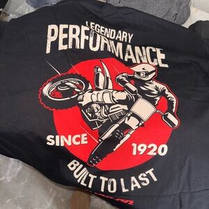 Legendary Performance Graphic Tee - Black and Red